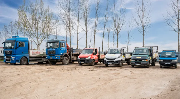 Építőanyagok házhozszállítása