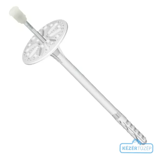 .Tányéros dűbel - fém beütőszöggel 220 mm