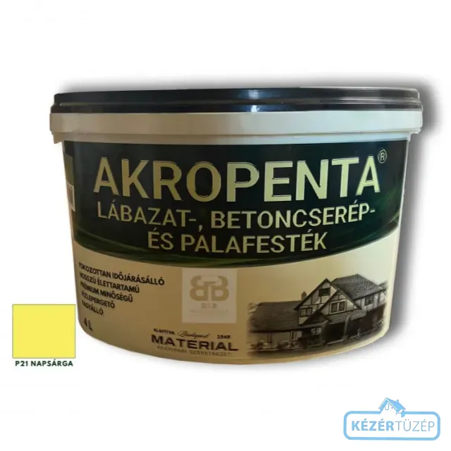 Akropenta 1,6l - világossárga P21