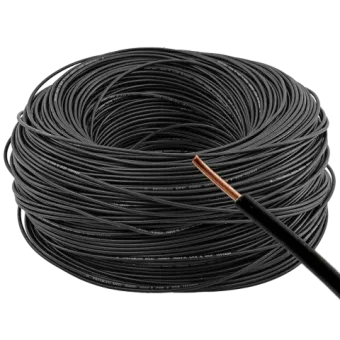 Kábel MCU 1x1.5 /tömör/ FEKETE