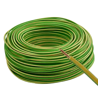 Kábel MCU 1x1.5 /tömör/ zöld-sárga