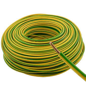 Kábel MCU 1x2,5 /tömör/ zöld-sárga