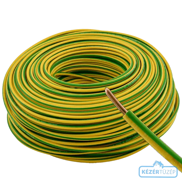 Kábel MCU 1x2,5 /tömör/ zöld-sárga