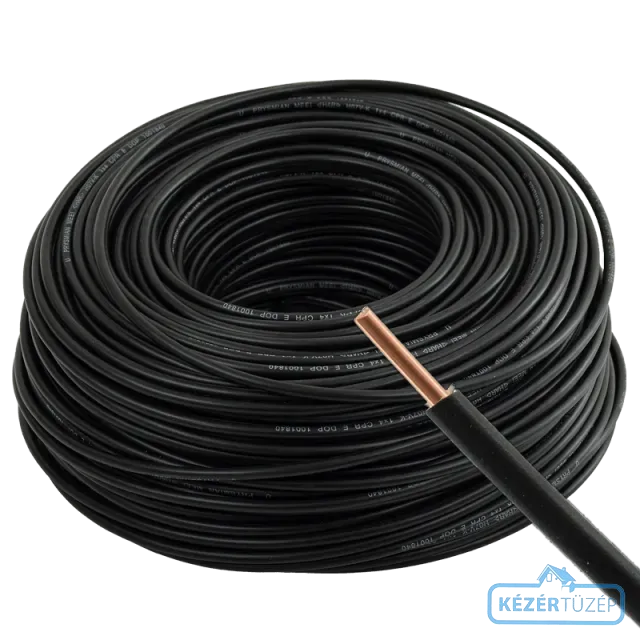Kábel MCU 1x2,5 /tömör/ FEKETE