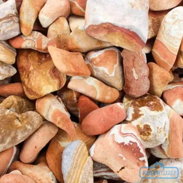 Díszkavics BABÓ Rainbow Bézs-Vörös-Ba (3-6cm) 20kg