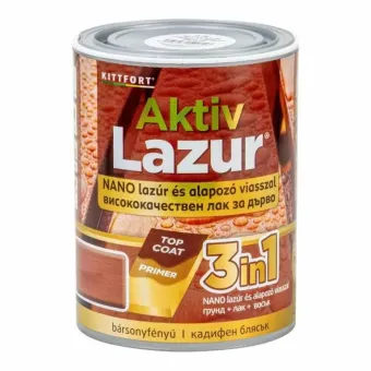 Kittfort aktívlazúr 0,75l - TRÓPUSI MAHAGÓNI