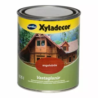 Supralux vastaglazúr 0,75l - ANGOLVÖRÖS