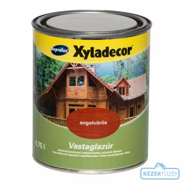 Supralux vastaglazúr 0,75l - ANGOLVÖRÖS