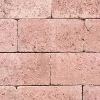 Térkő téglakő 5 cm piros 12,96 m2/raklap