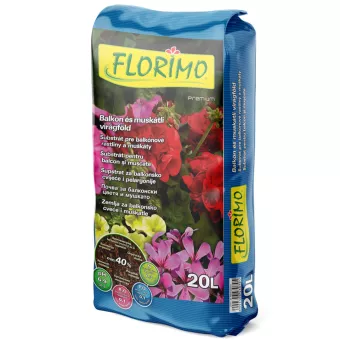 Florimó virágföld balkon -- muskátli 20l